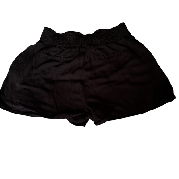 Bebe Black Women's High waisted shorts with Gold Grommet design. Size Small - Picture 2 of 12